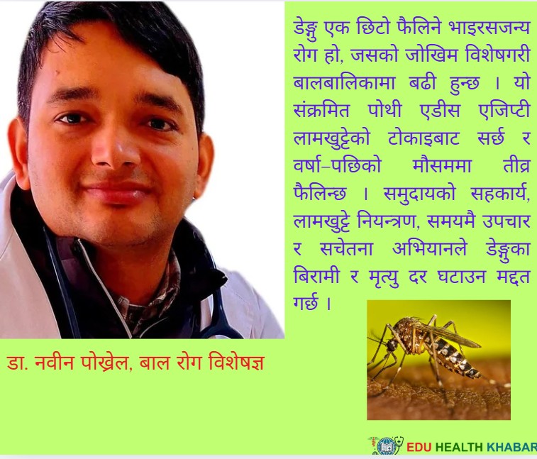 बालबालिकामा डेंगुः अभिभावकले जान्नैपर्ने कुरा